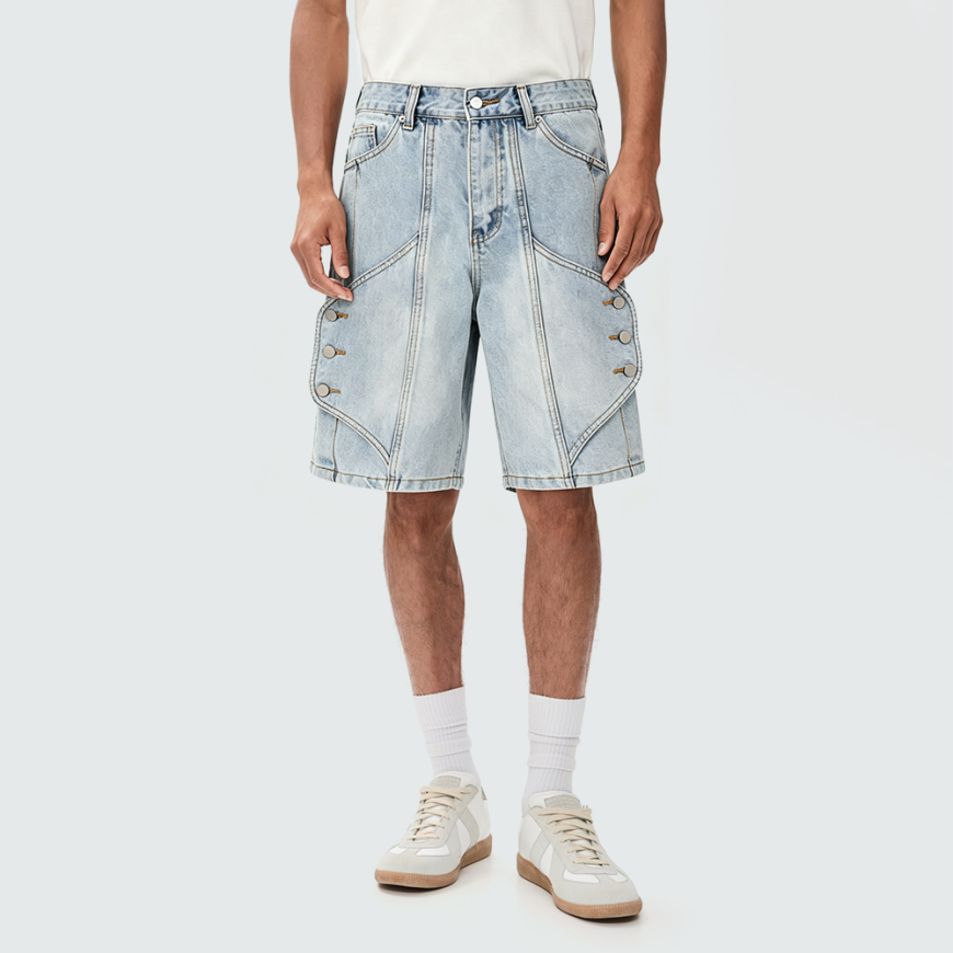 Pure Cotton Breathable and Durable Denim Shorts
