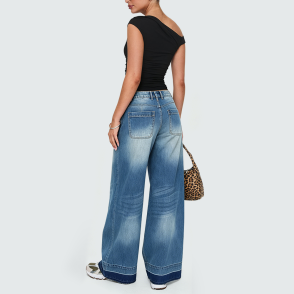 Casual Trousers with Decorative Pockets