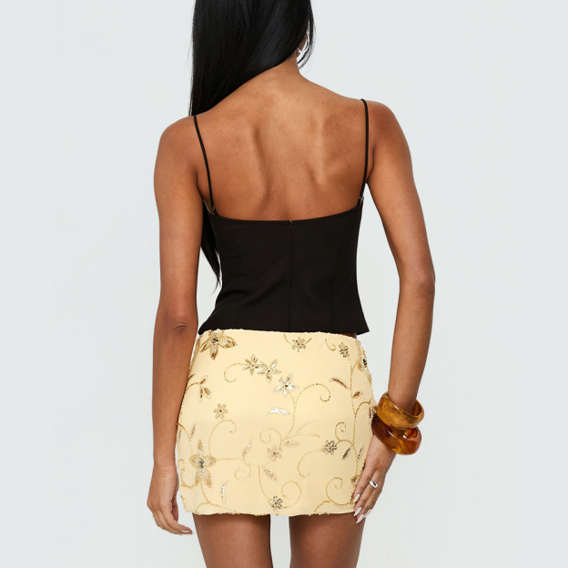 Stylish V-Neck Corset-Style Tank Top