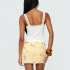 Stylish Straight-Neck Vest with Bow Embroidery