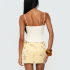 Slim-Fit Corset-Style Spaghetti Strap Tank Top